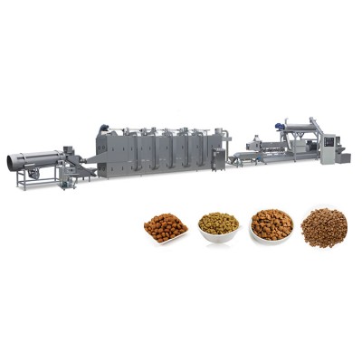 2019 Full automatic dog pet food pellet making machine production line