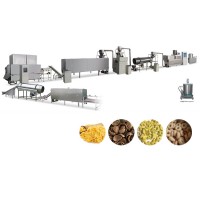 Breakfast corn flakes machine production line from Jinan Luerya