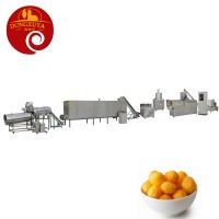 China Jinan city Automatic corn puff snacks food extruder making machine