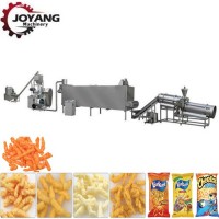 Fried Kurkure Cheetos Extruder Making Machine Nik Naks Production Line 150kg/H