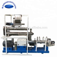 CHINA HAIYUAN PHJ75S 30KW 400-500kg/h  animal feed screw extruder