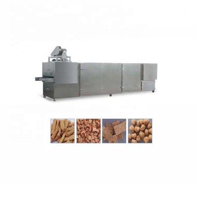 New Style automatic high production tsp machine tvp/tsp soya nuggets processing line tvp protein food