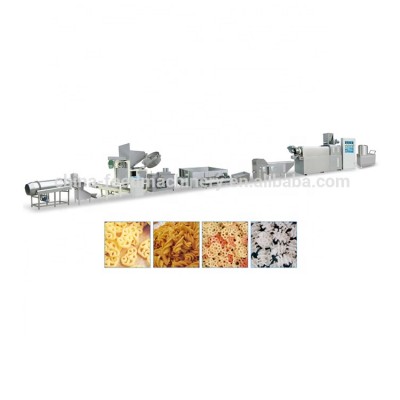 100kg/h Productivity corn curls snacks extruder