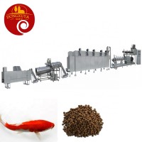 Ornamental Floating Fish Feed Processing Line Making Machine Aquatic Feed Extruder Machine